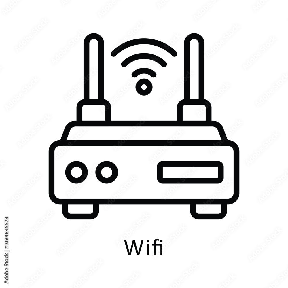Wifi vector Outline Icon... .. Eps 10 file Wifi vector Outline Icon... .. Eps 10 file