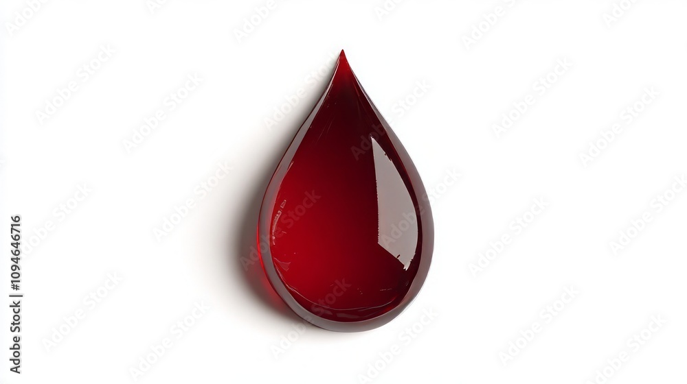 Stunning Red Liquid Drop Stunning Red Liquid Drop