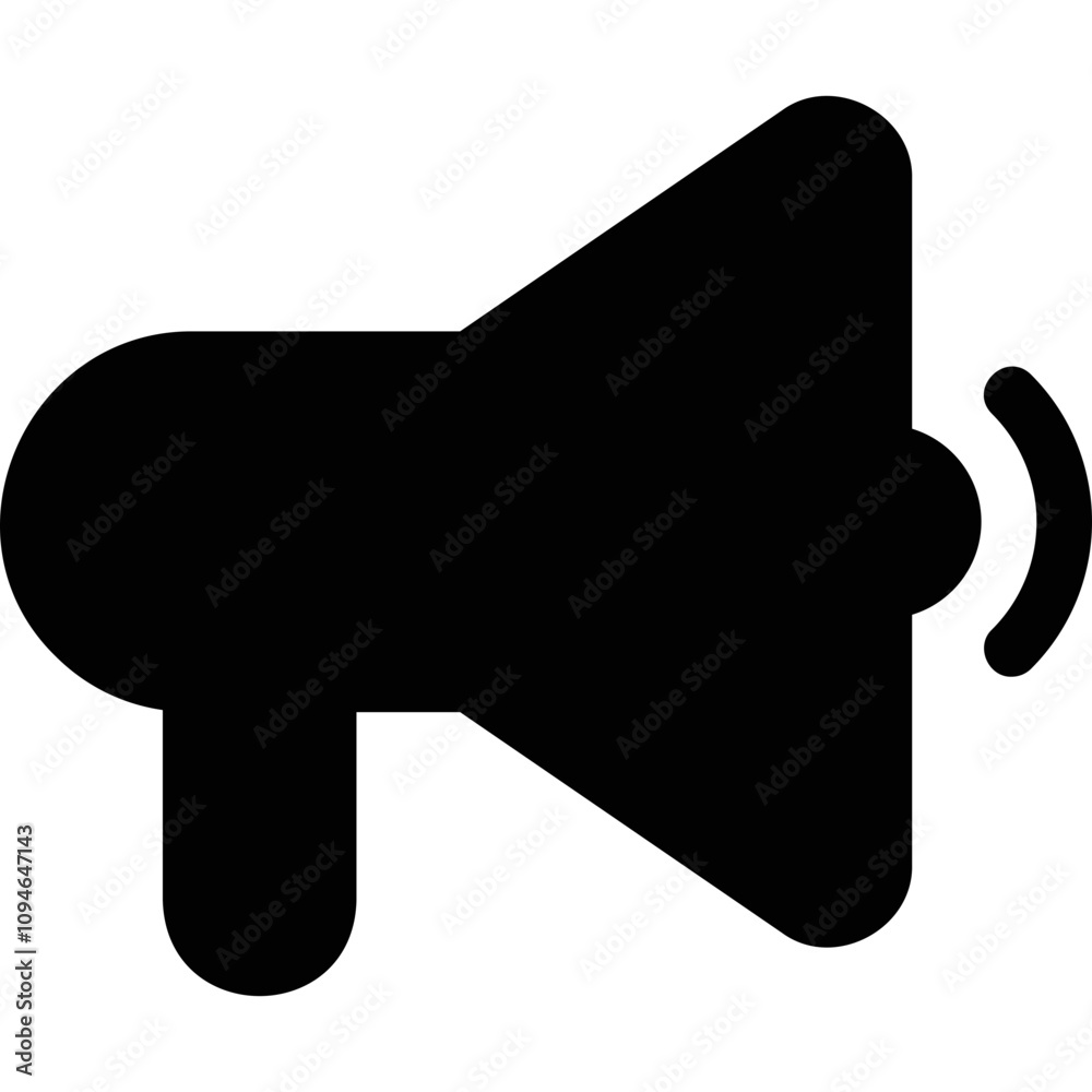 Simple vector icon megaphone
Simple vector icon megaphone