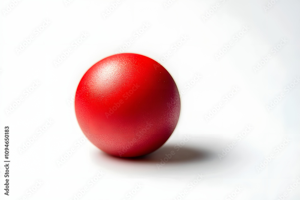 Red nose cut out on white background Red nose cut out on white background