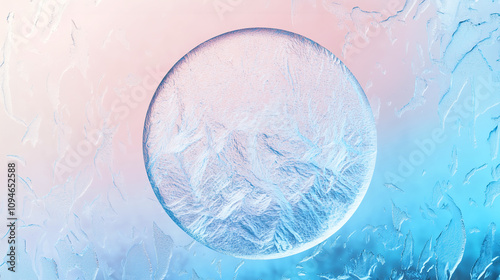 霜の結晶のイメージの背景素材