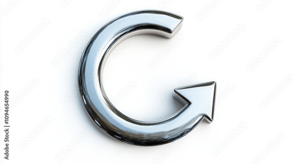 Sleek Metallic Arrow Graphic Design Sleek Metallic Arrow Graphic Design