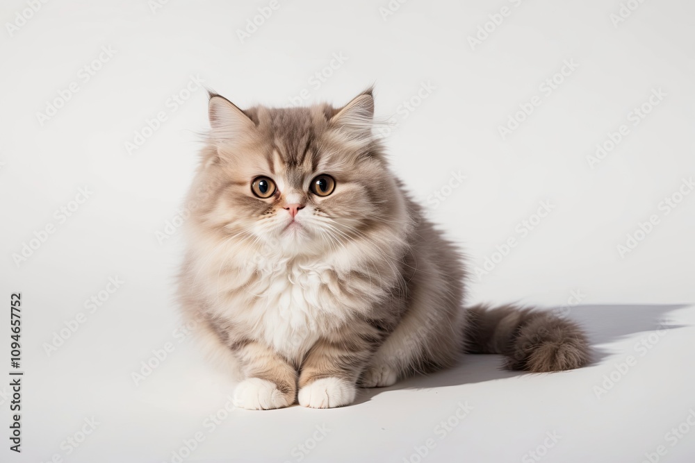 british kitten on white british kitten on white