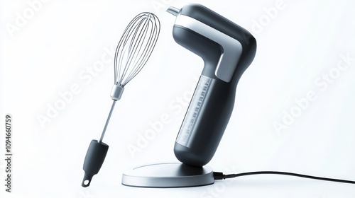 Stylish Handheld Mixer for Effortless Cooking photo