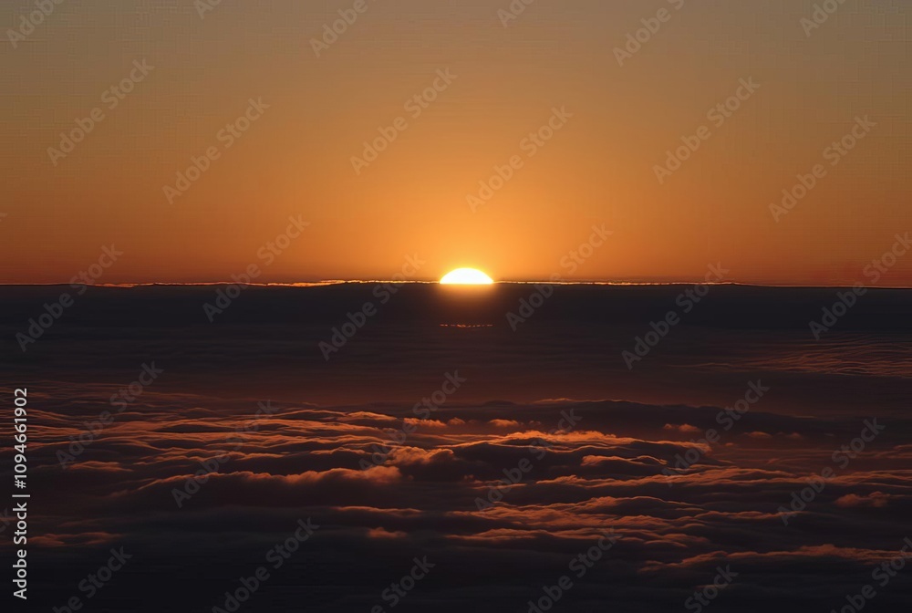 Rim Light Sunset with a rim of light around the clouds Rim Light Sunset with a rim of light around the clouds