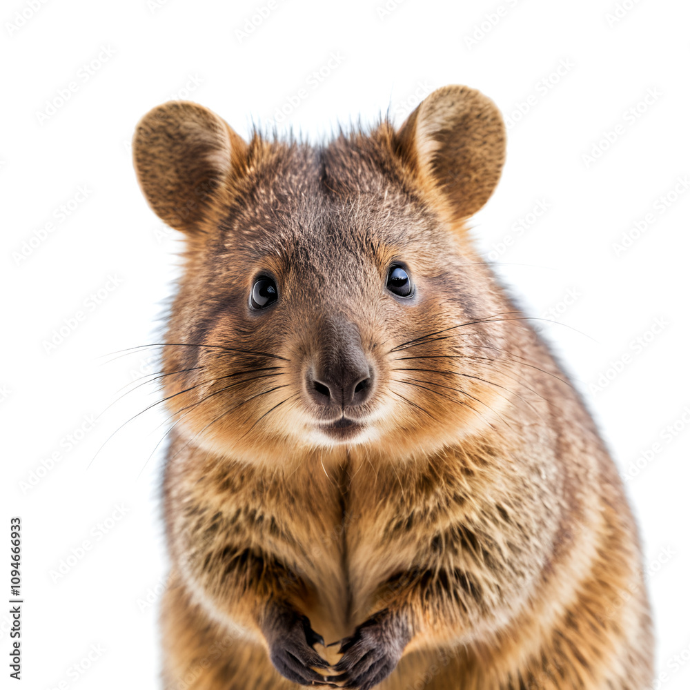 Fototapeta premium quokka on white background
