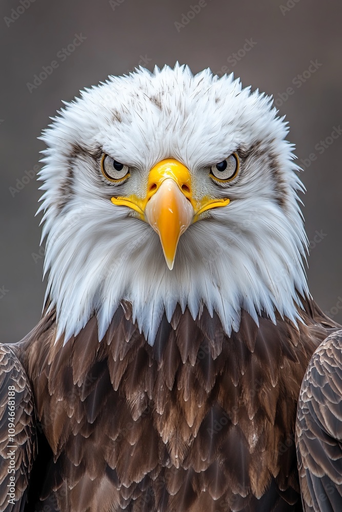 Majestic American Bald Eagle Close-up: A Powerful Portrait of Nature's Majesty Majestic American Bald Eagle Close-up: A Powerful Portrait of Nature's Majesty