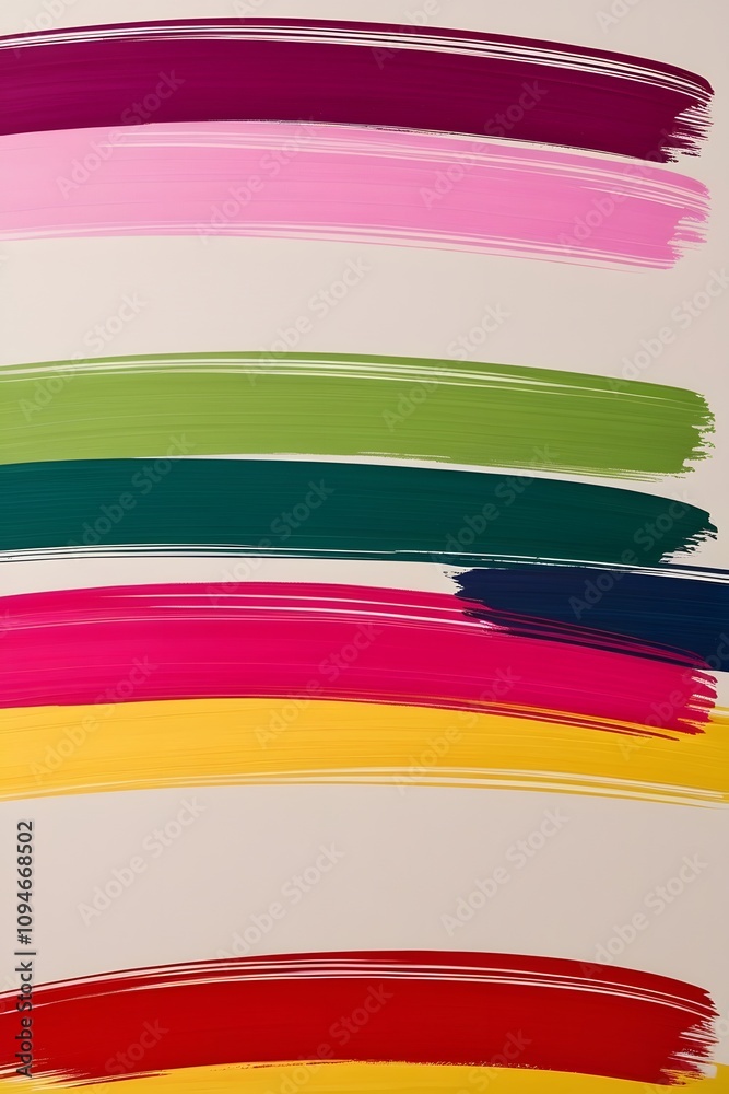 Obraz premium Abstract Paint Brush Strokes Background