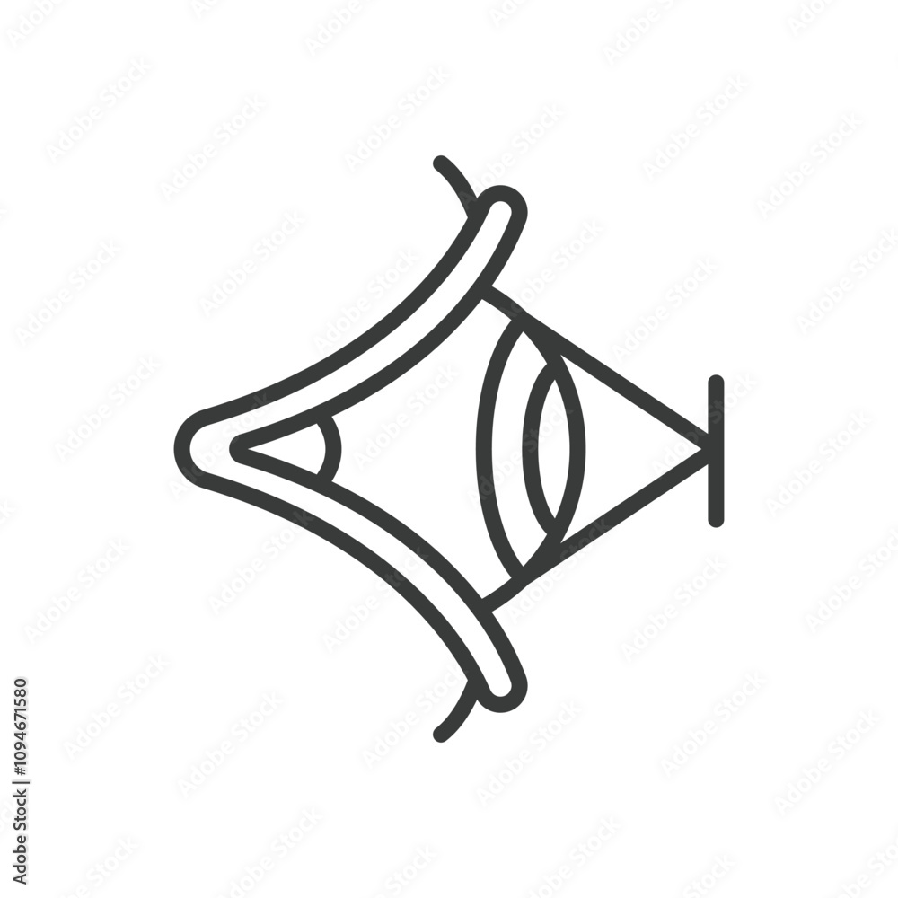 Eye scan ID, icon in line design. Eye, scan, ID, biometric, security, recognition, authentication on white background vector. Eye scan ID editable stroke icon Eye scan ID, icon in line design. Eye, scan, ID, biometric, security, recognition, authentication on white background vector. Eye scan ID editable stroke icon