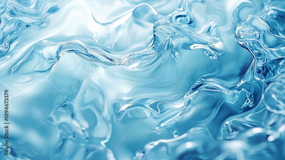 The image displays light blue icy patterns in a flowing, frozen-like motion, evoking a sense of icy tranquility and serene artistic expressions with smooth surfaces. The image displays light blue icy patterns in a flowing, frozen-like motion, evoking a sense of icy tranquility and serene artistic expressions with smooth surfaces.