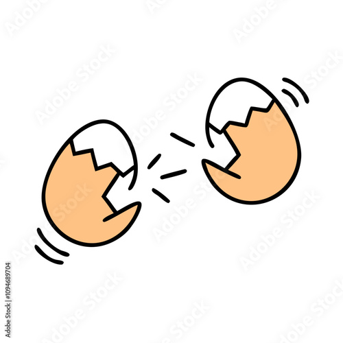 Eggs, Cracking Game, Icon