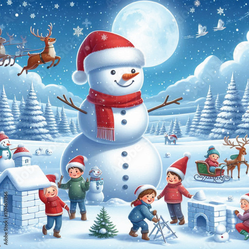 merry christmas design poster
