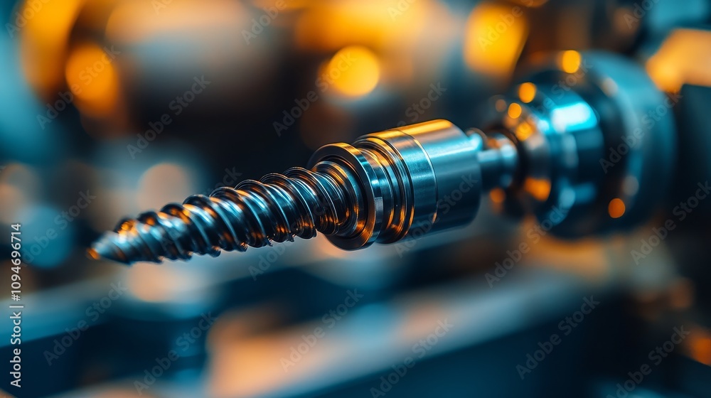 Close-up of a Drill Bit with a Sharp Point and Spiral Flutes Close-up of a Drill Bit with a Sharp Point and Spiral Flutes