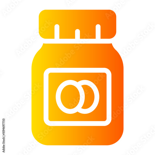 baking soda gradient icon