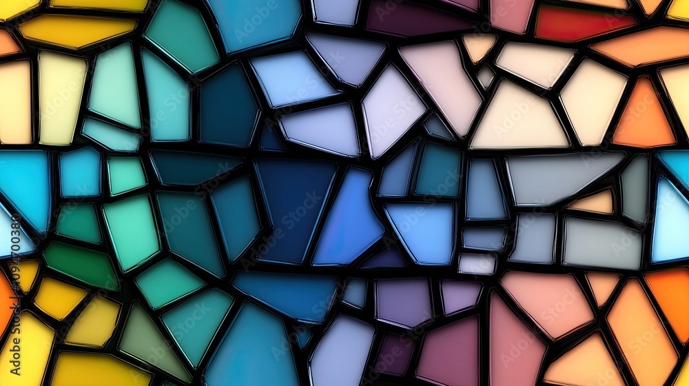 Colorful geometric shapes create a stunning abstract mosaic, showcasing vibrant hues that inspire creativity and diversity in art SEAMLESS PATTERN Colorful geometric shapes create a stunning abstract mosaic, showcasing vibrant hues that inspire creativity and diversity in art SEAMLESS PATTERN
