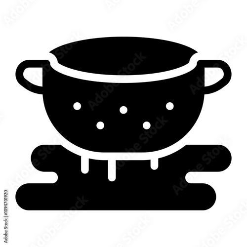 colander glyph icon