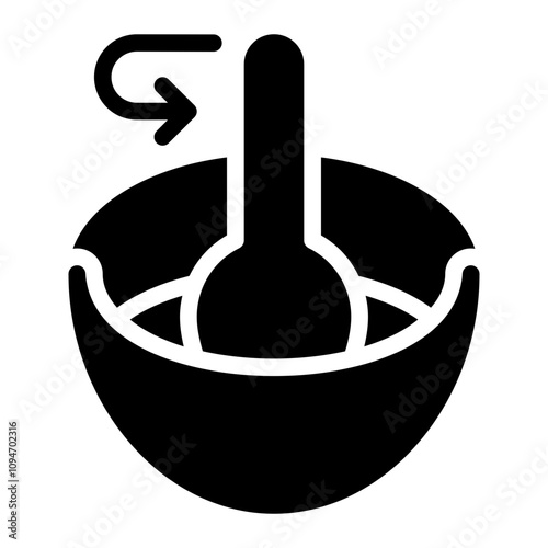 mixing glyph icon