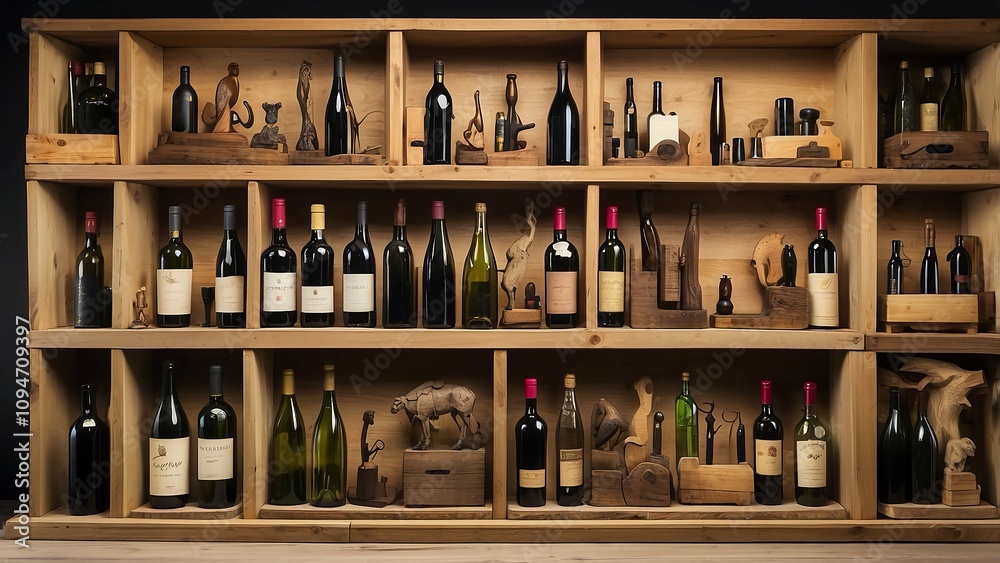 wine bottles in a bar wine bottles in a bar