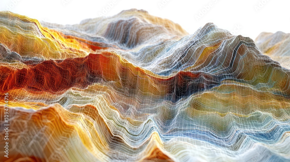Abstract Mountain Range: A Digital Topography Abstract Mountain Range: A Digital Topography