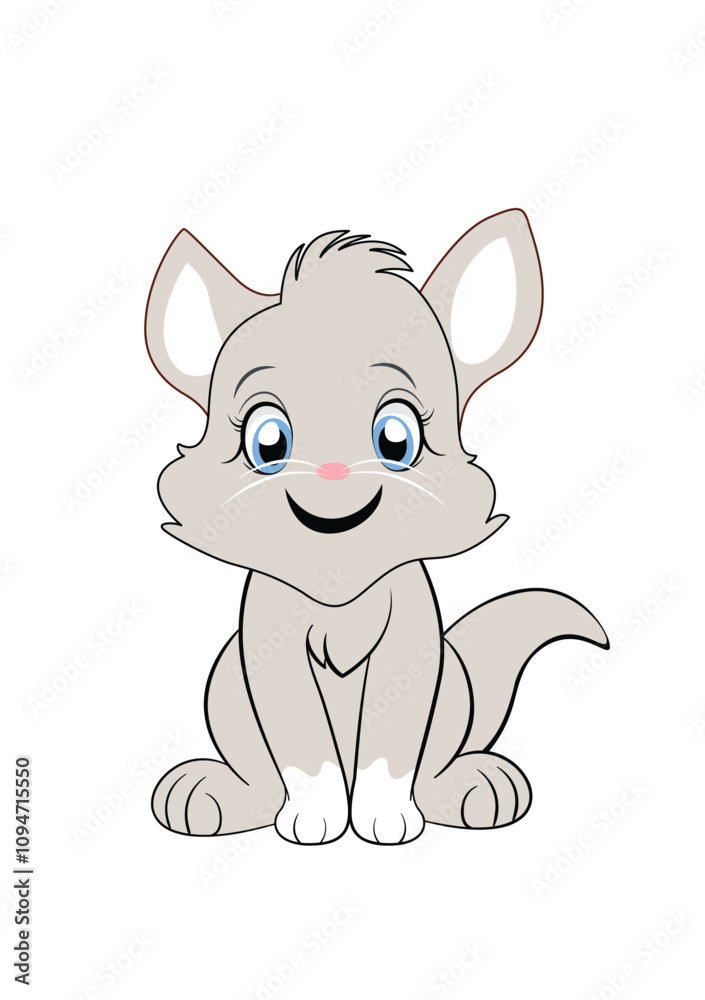 Fototapeta premium Cat cartoon
