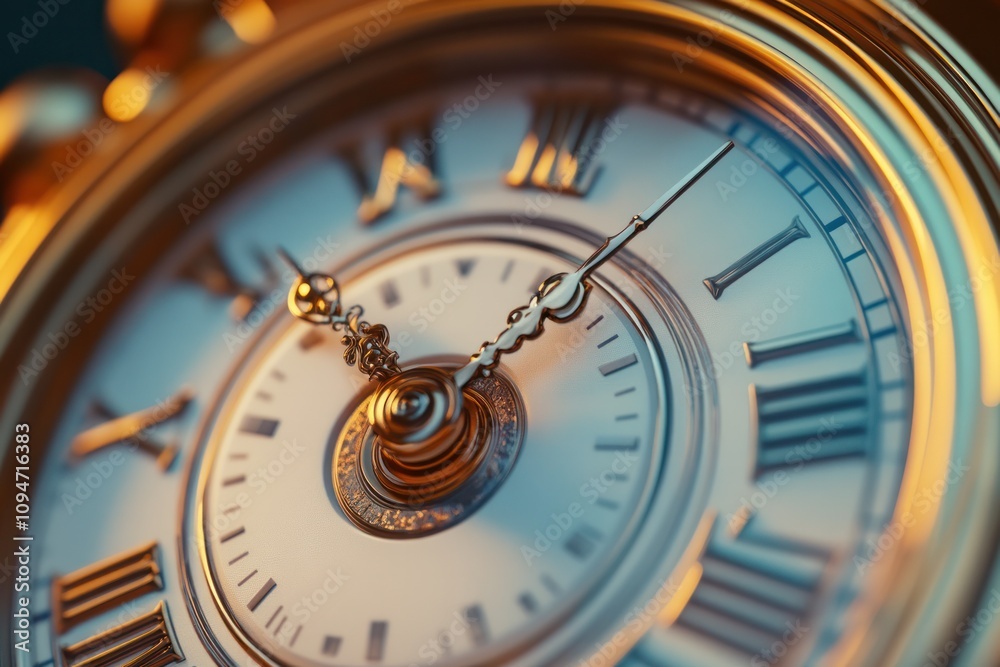 Fototapeta premium Productivity and time management, achieving goals with efficiency