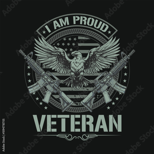 Veteran T-shirt Design photo