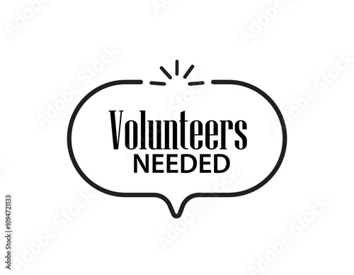 volunteers needed text	