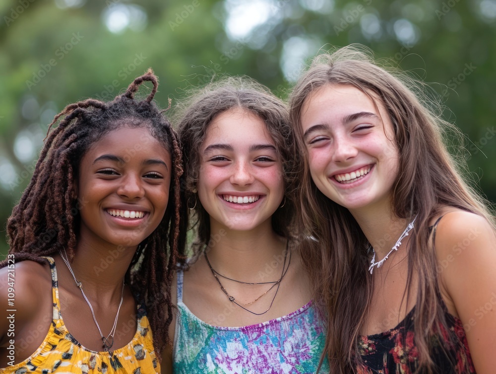 Fototapeta premium Youth climate activism initiatives, empowering eco-conscious teens
