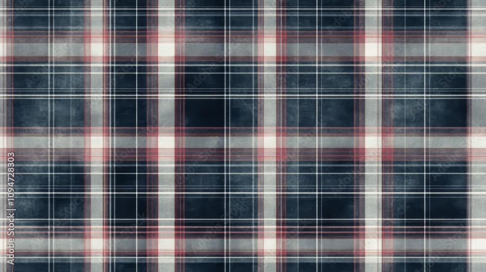 Obraz premium old green red classy seamless pattern plaid background, colors stripes fabric design
