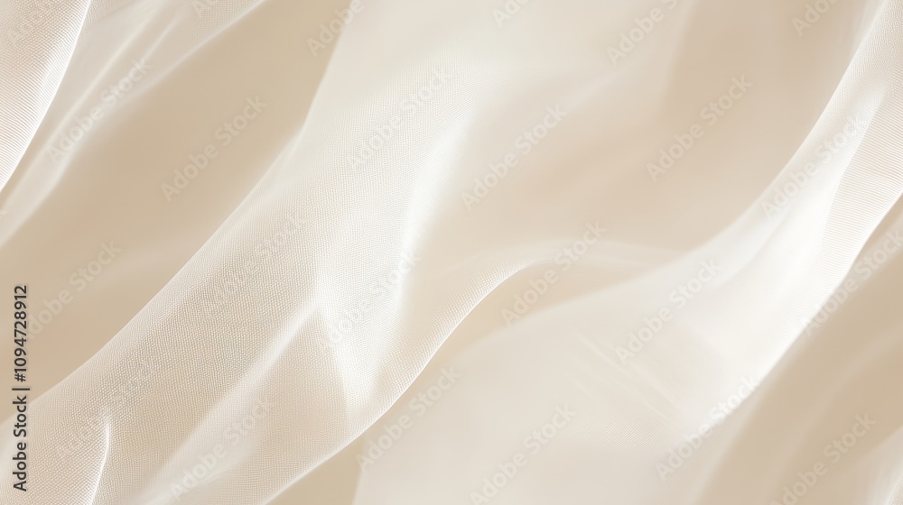 Fototapeta premium close-up delicate texture and softness of white tulle, creating an ethereal and dreamy atmosphere, seamless pattern 