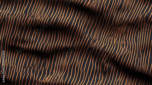 Wallpaper Mural close up brown twill fabric with wrinkle seamless background  Torontodigital.ca