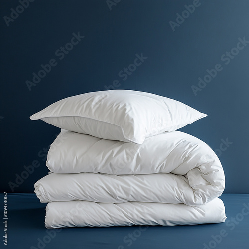 pillows on a bed