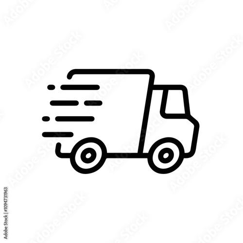 Truck icon symbol vector illustration 