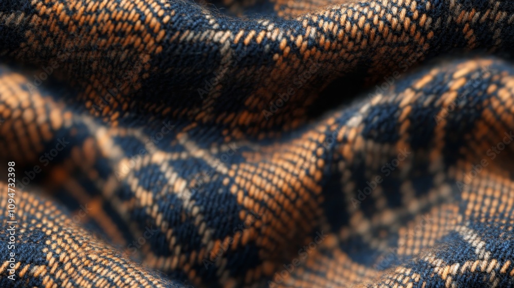 close up brown twill fabric with wrinkle seamless background close up brown twill fabric with wrinkle seamless background