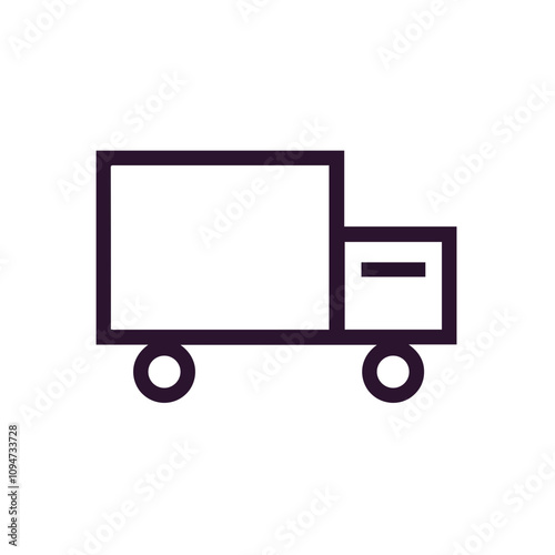 Truck icon symbol vector illustration 