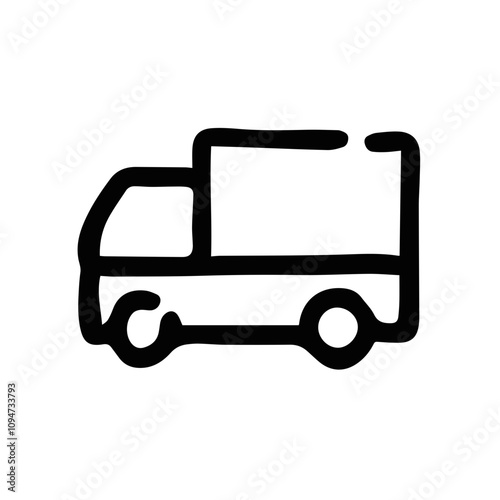 Truck icon symbol vector illustration 