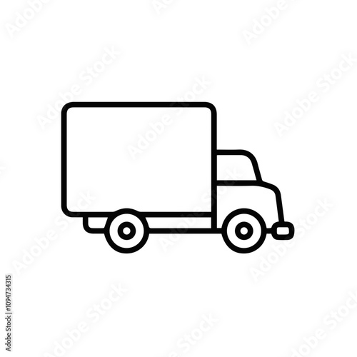 Truck icon symbol vector illustration 