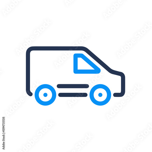 Truck icon symbol vector illustration 