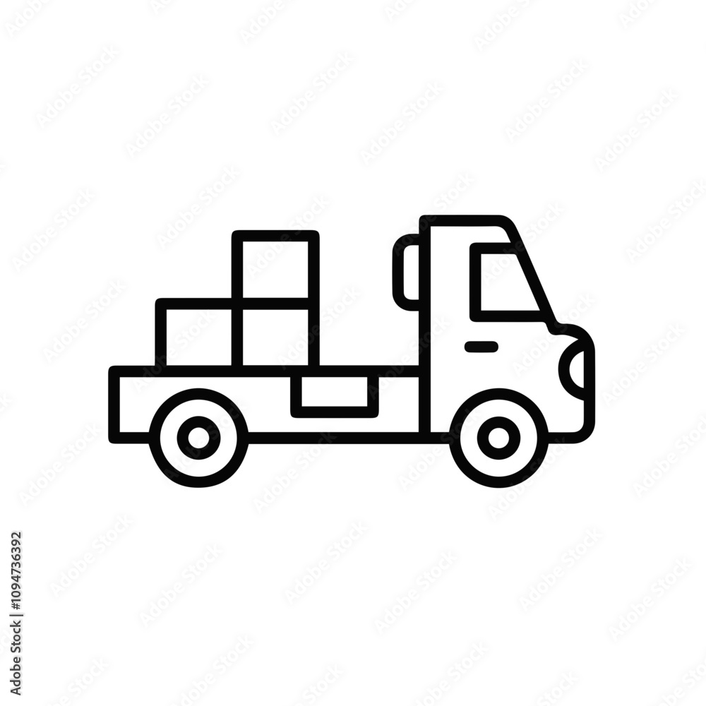 Truck icon symbol vector illustration
Truck icon symbol vector illustration