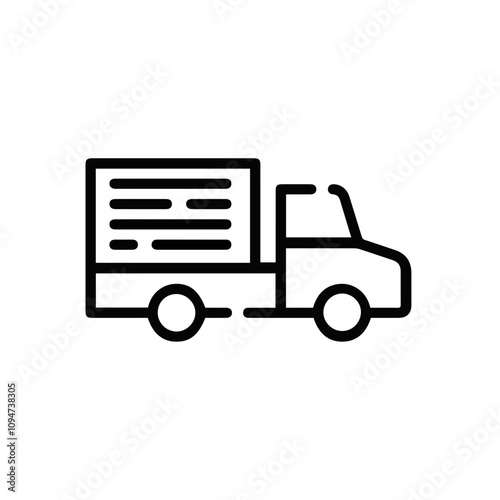 Truck icon symbol vector illustration 