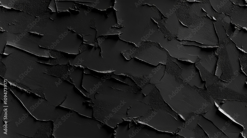 Obraz premium seamless pattern abstract background black concrete wall, stucco grain wall , luxurious and sophisticate art design background