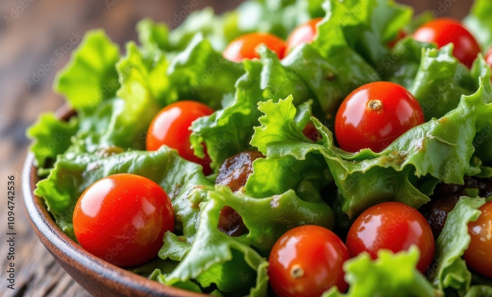 Fresh salad with cherry tomatoes and lettuce. Fresh salad with cherry tomatoes and lettuce.
