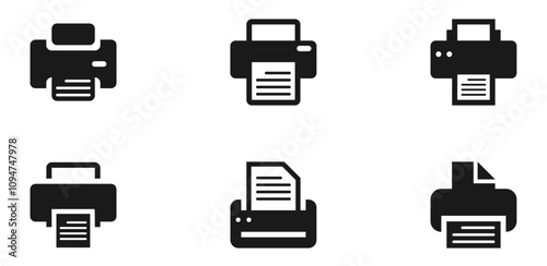 printer icon, digital printing icon
