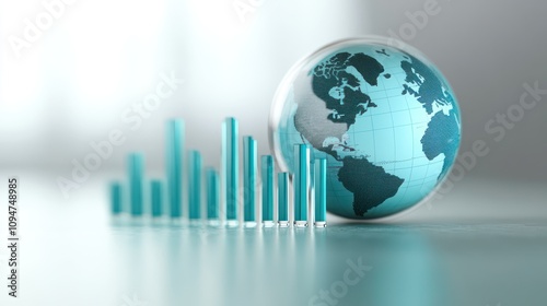 Global Growth and Progress: A Visual Representation of Worldwide Economic Expansion and Development photo