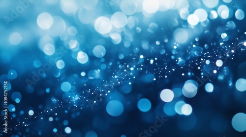 Abstract Blue Bokeh Backgro...