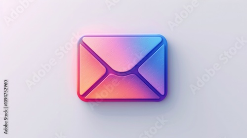 Icon of an envelope, representing email on white background.