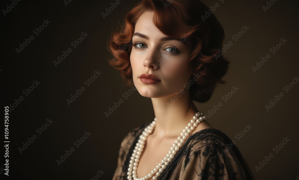 Elegant portrait of a young woman Elegant portrait of a young woman