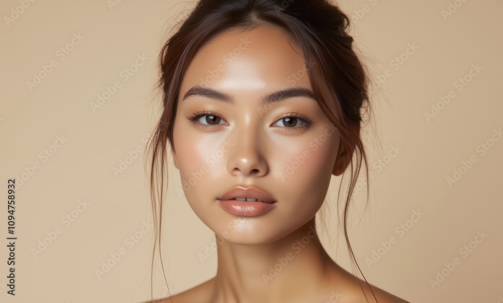 Young Asian woman with glowing skin Young Asian woman with glowing skin