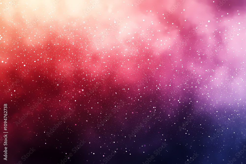 Obraz premium There are pointillisms, reds, purples, pulses, noises, and background colors