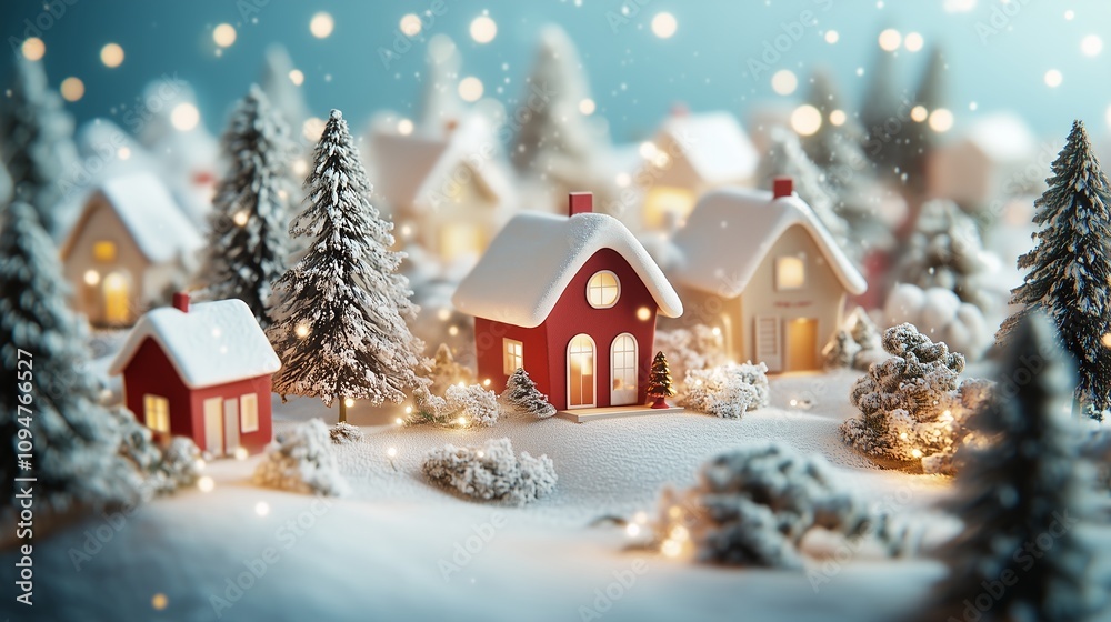 おもちゃの雪国のクリスマス おもちゃの雪国のクリスマス